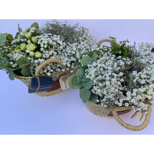 Cesta de Flores Provenza